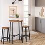 Set Of Two Bar Stools Industrial Style Kitchen Chairs, thumbnail 4 of 12