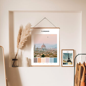 Florence At Sunset, Colour Palette Print, 4 of 4
