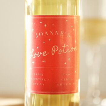 Personalised Love Potion Wine, 4 of 9