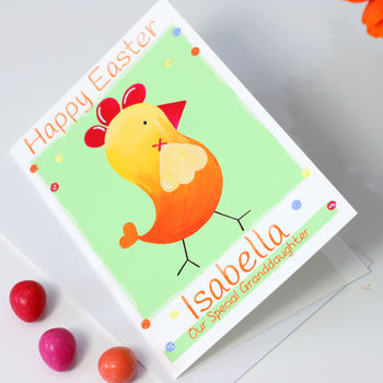 Personalised Chicken Relation Easter Card, 4 of 6