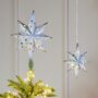 Tree Topper Or Hanging Metal Star Light, thumbnail 3 of 3