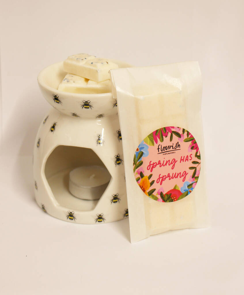 Spring Has Sprung Ceramic Melter And Wax Melt Bar, 1 of 2