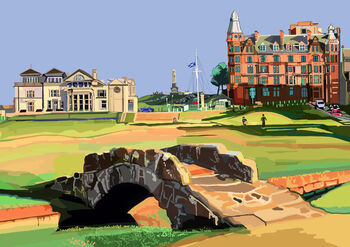 St Andrews Golf Course, Scotland Art Print, 2 of 2