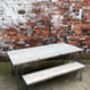Industrial Reclaimed Hairpin Leg Table And Bench 202, thumbnail 2 of 6