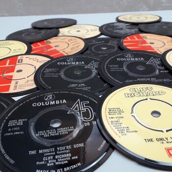 Cliff Richard Vinyl Record Coasters, 3 of 5
