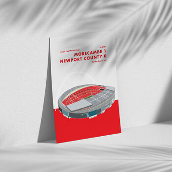 Morecambe Play Off Final Poster, 3 of 4