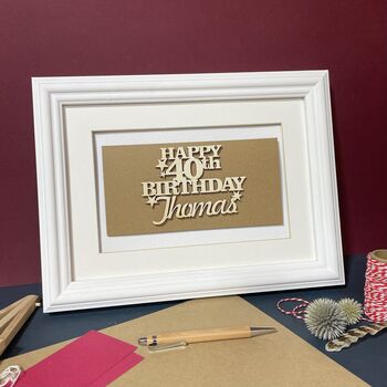 Personalised 40th Birthday Card Keepsake, 9 of 11