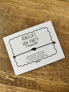 Personalised Hen Party Bracelets / Bride To Be Bracelet, 3 of 3