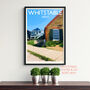 Personalised Whitstable Vintage Style Travel Poster, thumbnail 7 of 9