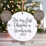 Our Very First Christmas As Grandparents Tree Decoration, thumbnail 2 of 5