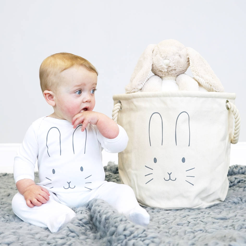 Bunny Face Baby Gift Hamper, 1 of 7