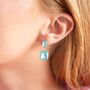 Statement Crystal Personalised Drop Earrings, thumbnail 1 of 12