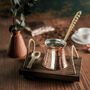 Handmade Solid Copper Coffee Pot With Brass Handle, thumbnail 4 of 5