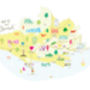 Personalised Dorset Map: Add Favourite Places, thumbnail 3 of 4