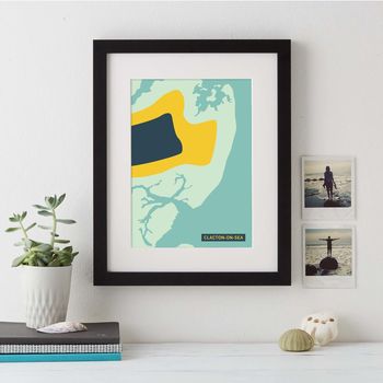 Abstract Coastline Personalised Prints, 10 of 10