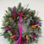 Colourful Bright Fresh Christmas Wreath, thumbnail 1 of 3