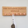 Personalised Engraved Oak Medal Hanger, thumbnail 2 of 4