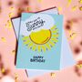 Sunny Days Happy Birthday Card, thumbnail 2 of 2