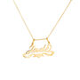 Personalised Script Heart Name Pendant Charm, thumbnail 8 of 10