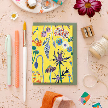 Floral Textiles Card Set, 6 of 7