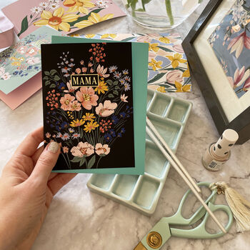 Mama Floral Greeting Card, 3 of 5