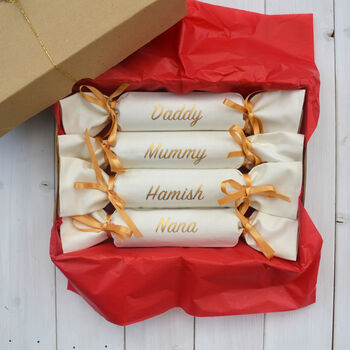 Personalised Reusable Fabric Christmas Crackers, 7 of 12