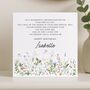 Personalised Wildflower Poem Birthday Card For Granddaughter, thumbnail 7 of 8