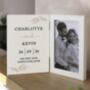 Personalised Couples Wooden Hinged Photo Frame, thumbnail 1 of 5