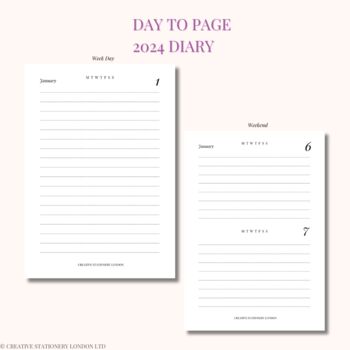 Personalised Luxury 2025 Weekly Diary| Planner| Lavender, 10 of 10