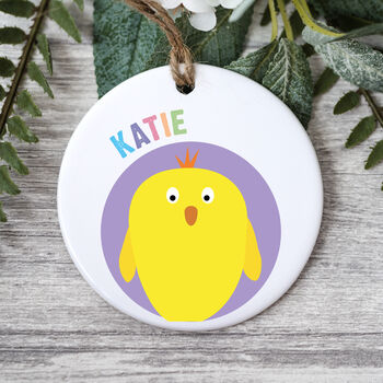 Personalised Easter Chick Decoration, 2 of 4