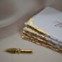 Gold Leaf Calligraphy Place Name Cards X 10, thumbnail 7 of 7