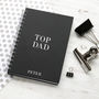 Personalised Top Dad Notebook, thumbnail 1 of 3