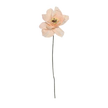 Poppy Paper Flower, Nude, 2 of 3