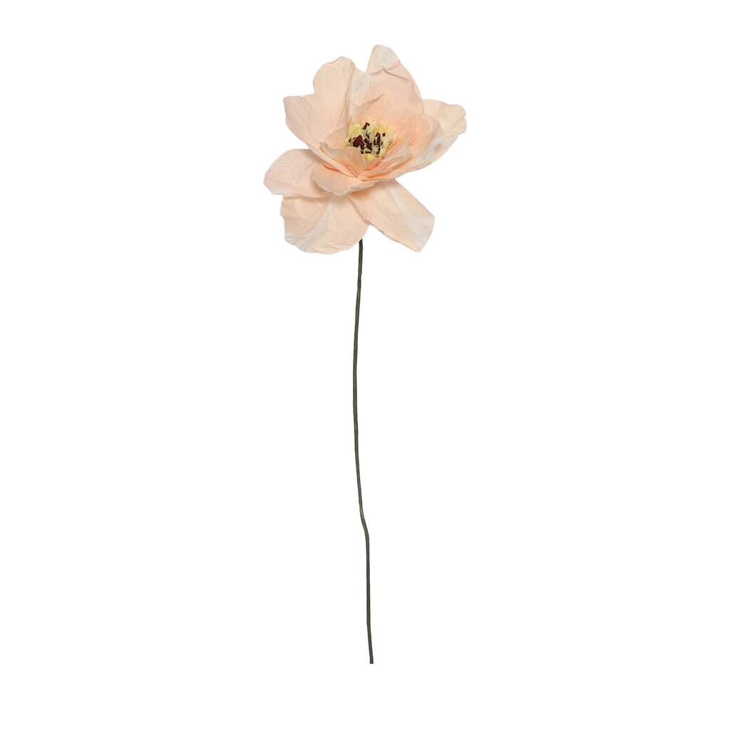 Poppy Paper Flower, Nude, 1 of 2