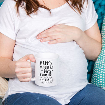 Mum To Be 'Happy Mother's Day From The Bump' Mug, 2 of 8