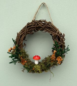 Nature Inspired Mini Dried Flower Wreath, 4 of 6