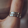 Pet Name Personalised Adjustable Silver Ring, thumbnail 1 of 6