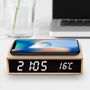 Bamboo Wireless Charger Clock, thumbnail 1 of 3