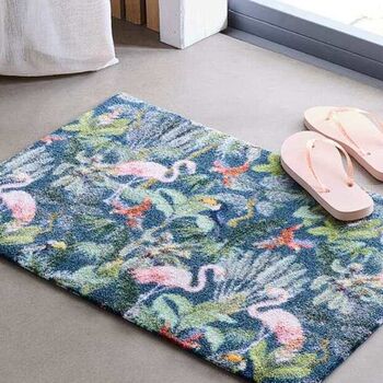 Birds Of Paradise Washable Doormat, 2 of 3