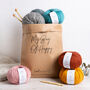 Personalised Cushion Knitting Kit In Red, thumbnail 10 of 10