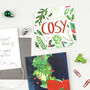 Cosy Foliage Christmas Card, thumbnail 7 of 8