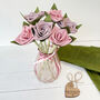 Personalised 12th Anniversary Silk Flowers Vase Or Jug, thumbnail 1 of 4