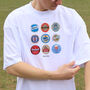 Man City Beer Mats Oversized T Shirt, thumbnail 5 of 10