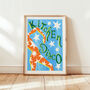 Kitchen Disco Retro Music Art Print, thumbnail 1 of 13