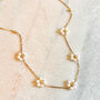 Delicate Beaded Daisy Chain Necklace, thumbnail 2 of 4
