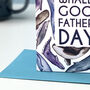 Funny Whaley Good Father's Day Card, thumbnail 3 of 5