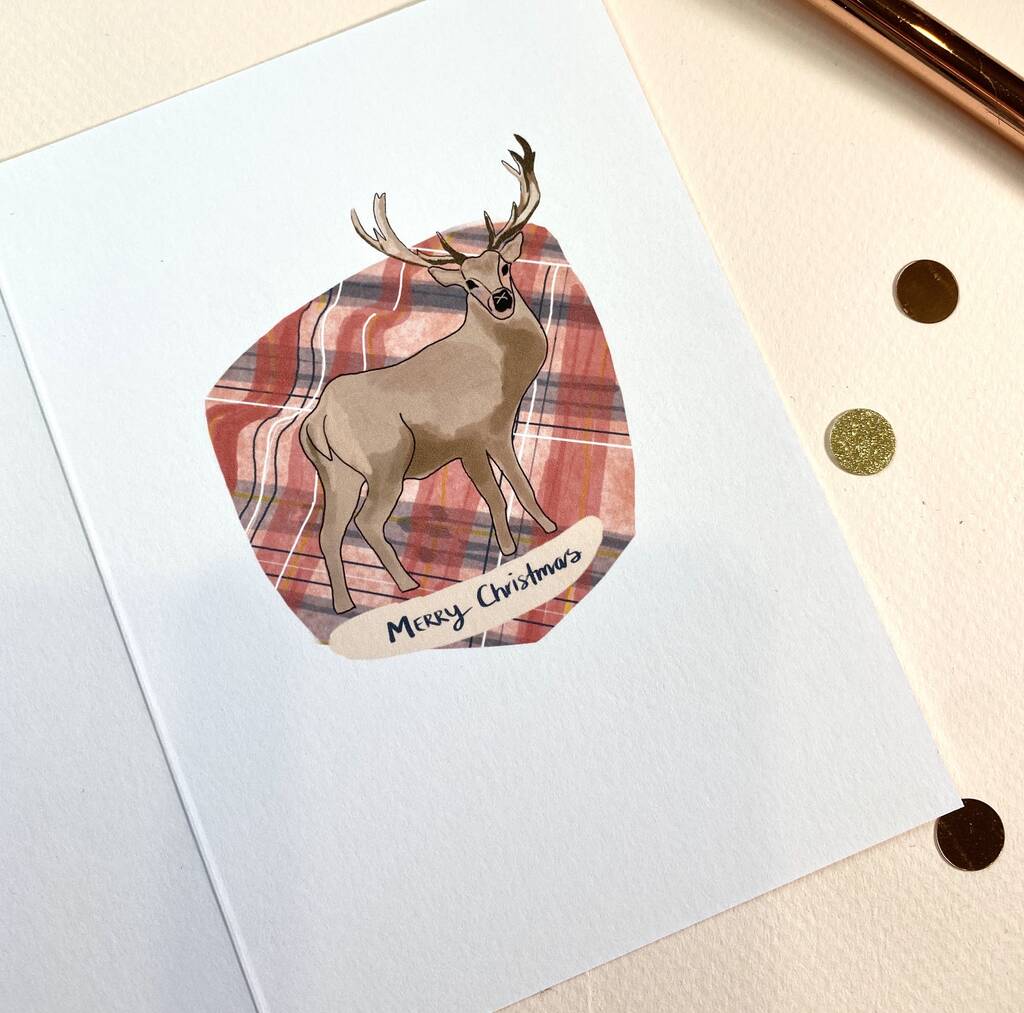 Oh Deer Christmas Cards Pack Of Five, 1 of 4