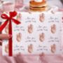 Three Sheets Of Cute 'I Love You' Mice Wrapping Paper, thumbnail 2 of 2