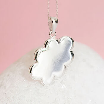 Personalised Sterling Silver Cloud Necklace, 3 of 11