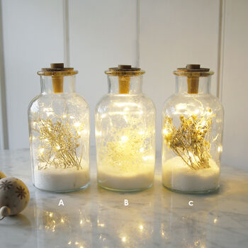 Light Up Botanical Snowscape Jar, 2 of 3